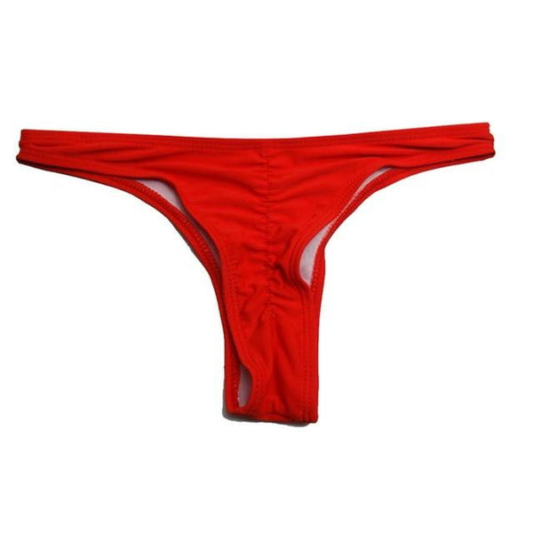 Vertvie Women Bikini Bottom Two-piece Separates Summer Beach Bathing Suits Swimwear Swim Shorts Female Briefs Cut Out Thong