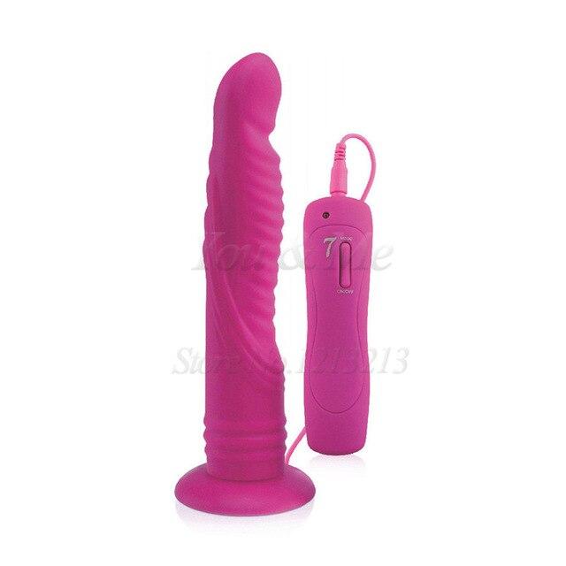 7 Speeds Realistic Big Dildo Vibrator for Women Silicone Strap on Huge Dildo Suction Cup Anal Vibrators Butt Plug Adult Sex Toys
