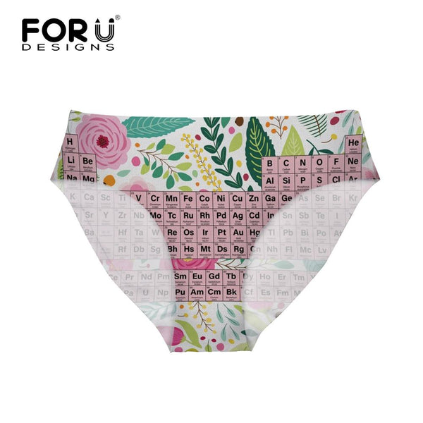 FORUDESIGNS Women Swimming Trunks Brazilian Bikini Bottom Cute Alphabet Print Thong Swimsuit Swimwear Separate Tankini Swimsuits