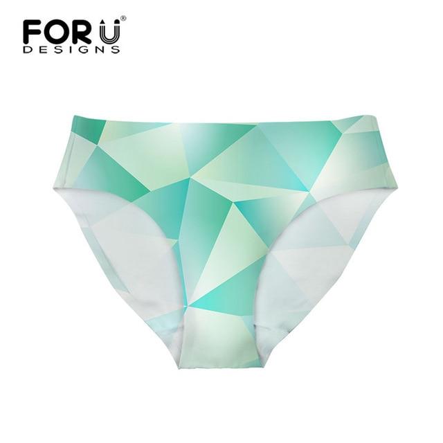 FORUDESIGNS Bottom Brazilian Swimwear Separates Geometry 3D Printed Bikini Bottoms Swimming Trunks Women Swimsuit Thong Swimwear