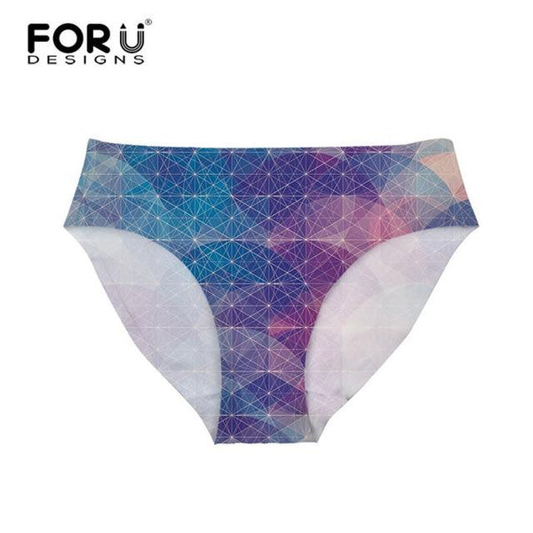 FORUDESIGNS Bottom Brazilian Swimwear Separates Geometry 3D Printed Bikini Bottoms Swimming Trunks Women Swimsuit Thong Swimwear