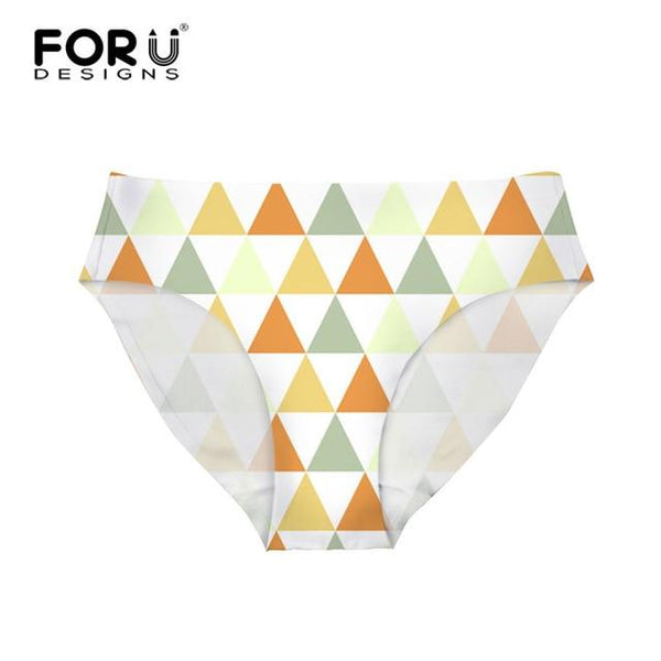 FORUDESIGNS Bottom Brazilian Swimwear Separates Geometry 3D Printed Bikini Bottoms Swimming Trunks Women Swimsuit Thong Swimwear