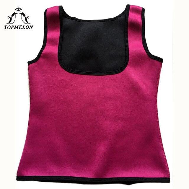 TOPMELON Waist Trainer Slim Shapewear Neoprene Modeling Strap Corset Tops Belly Slimming Sheath Sweat Body Shaper Sauna Suit