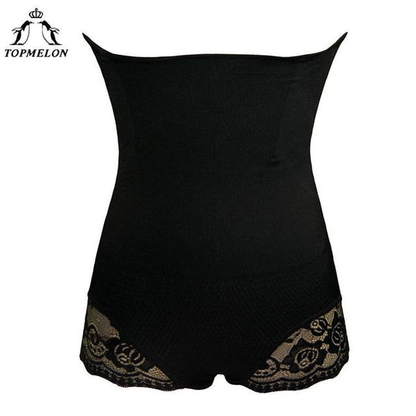 TOPMELON Slimming Underwear Women Waist Trainer Butt Lifter Control Pants High Waist Lace Panties Panty Buttocks Shapewear