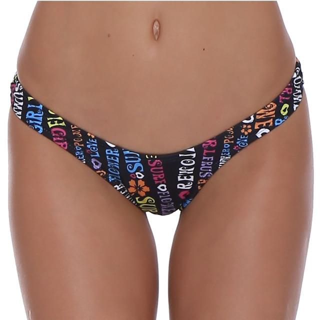 TDFunlive V shape sexy brazilian tanga bikini swimwear women thong bikini bottom brazilian biquini bralette trajes de bano women