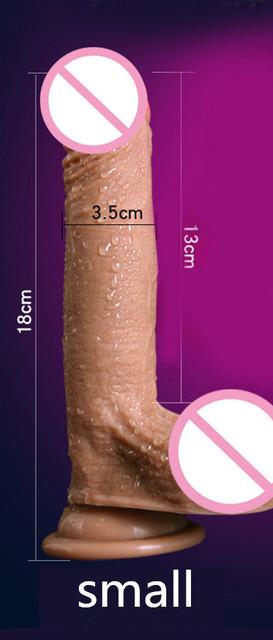 Super Soft Silicone Dildo Realistic Suction Cup Dildo Male Artificial Penis Dick Female Masturbator Adult Sex Toys For Women