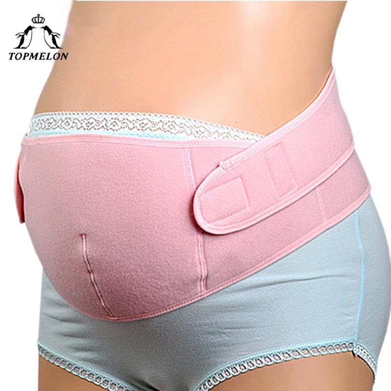 TOPMELON Waist Trainer Pregnant Belt Belly Band Back Support Belt Abdominal Binder Modeling Strap Shapewear Maternity Belt