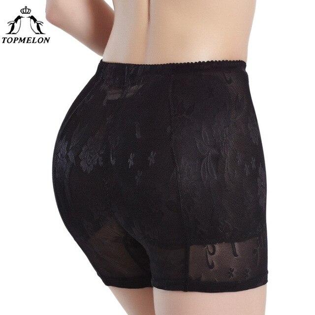 TOPMELON Control Pants Butt Lifter Waist Trainer Slimming Underwear Women Slim Shapwear Shaper Floral Embroidery Panties