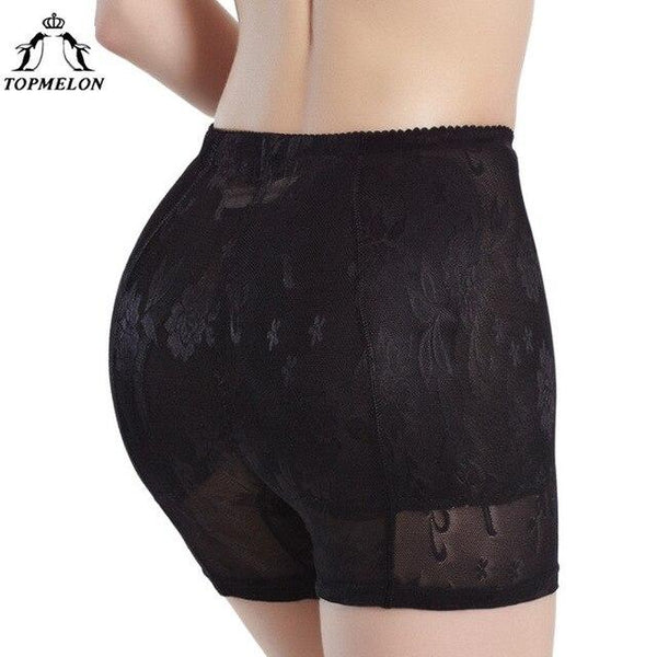 TOPMELON Control Pants Butt Lifter Waist Trainer Slimming Underwear Women Slim Shapwear Shaper Floral Embroidery Panties