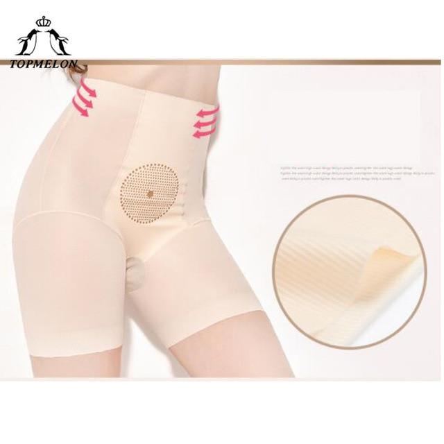 TOPMELON Shapewear Women Butt Lifter Control Pants Waist Trainer Slimming Underwear Body Shapers Silky High Waist Panties
