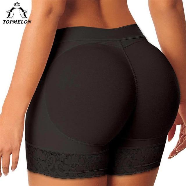 TOPMELON Shapwear Butt Lifter Control Pants Slimming Underwear Pad Natural Booty Enhancer Women Panties Shorts for Weight Loss