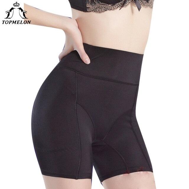 TOPMELON Waist Trainer Butt Lifter Slimming Underwear Women Control Pants Slim Shapwear Shaper High Waist Push Up Panties