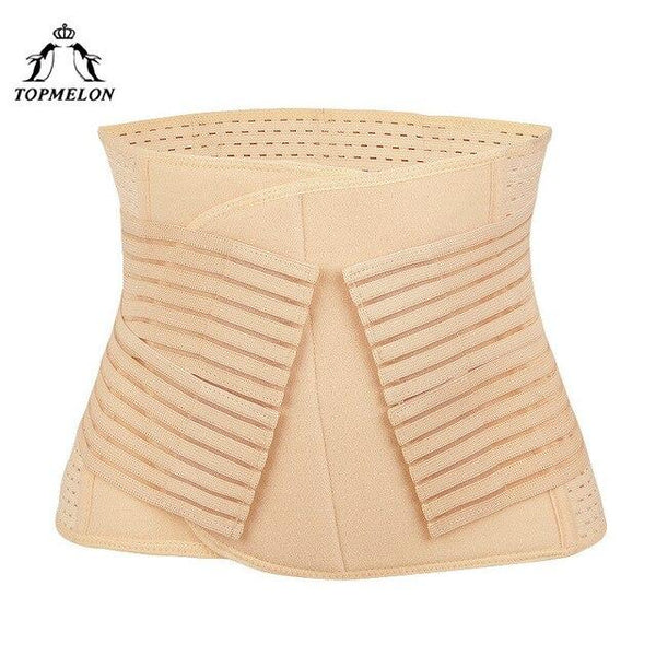 TOPMELON Slimming Belt Waist Trainer Shapewear Modeling Strap Body Shaper Belly Slimming Sheath Postpartum Underbust Corset