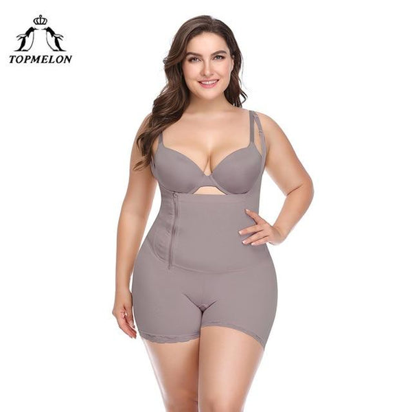 TOPMELON Spandex Shaper Wear for Women Firm Control Underbust Corset Stomach Slimming Belt New Slimming Underwear S-6XL