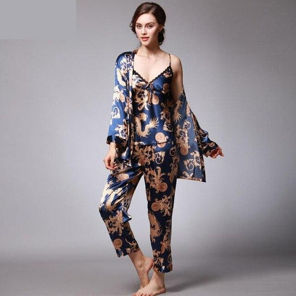 Paisley Silk Satin Robe Men's Bathrobe Nightgown Male Kimono Dressing Gown Bathrobe Women Sleepwear Couple Pajamas Sets