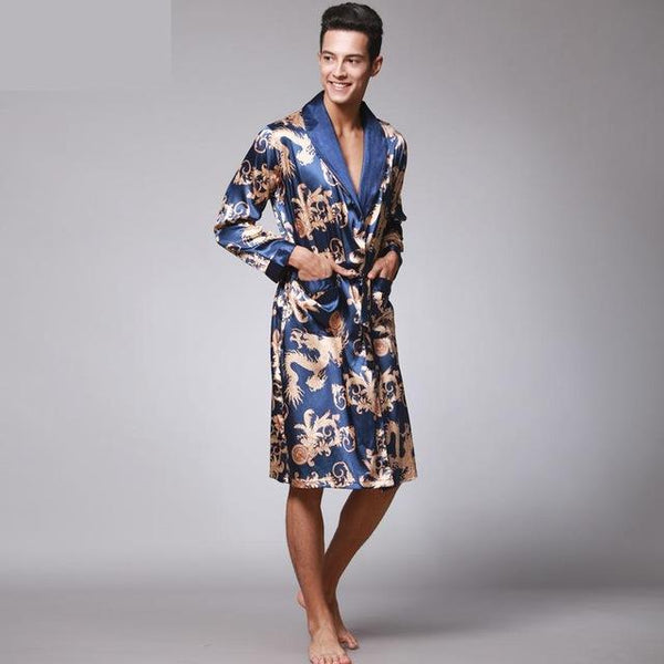 Paisley Silk Satin Robe Men's Bathrobe Nightgown Male Kimono Dressing Gown Bathrobe Women Sleepwear Couple Pajamas Sets