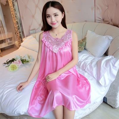 Hot Women Night Gowns Sleepwear Nightwear Long Sleeping Dress Luxury Nightgown Women Casual Night Dress Ladies Home Dressing