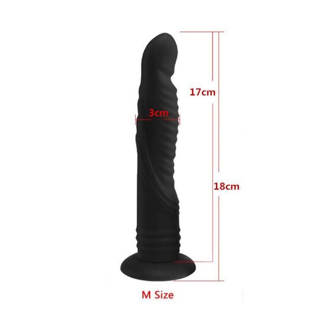 7 Speeds Realistic Big Dildo Vibrator for Woman Silicone Strap on Huge Dildo Suction Cup Anal Vibrators Butt Plug Adult Sex Toys
