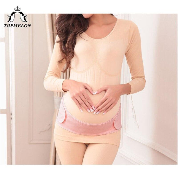 TOPMELON Modeling Strap Waist Trainer Pregnant Belt Belly Band Back Support Belt Abdominal Binder Shapewear Maternity Belt