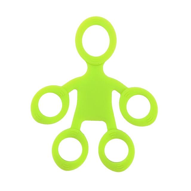 Silicone Ring 3 Levels Finger Hand Grip Ring Gripper Strengthener Exerciser Trainer Resistance Band Fitness Expander Stretcher