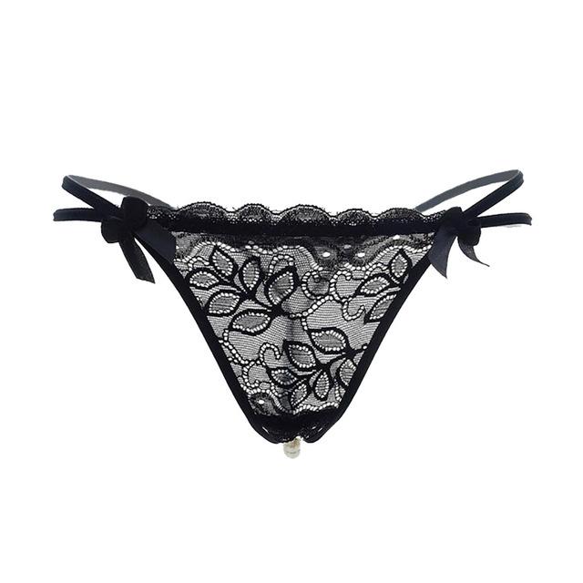 2018 Pendant Lady Pearl G String V-String Women Panties Low Waist Underwear swimming swimsuit Biquins Bottoms Briefs swimwear