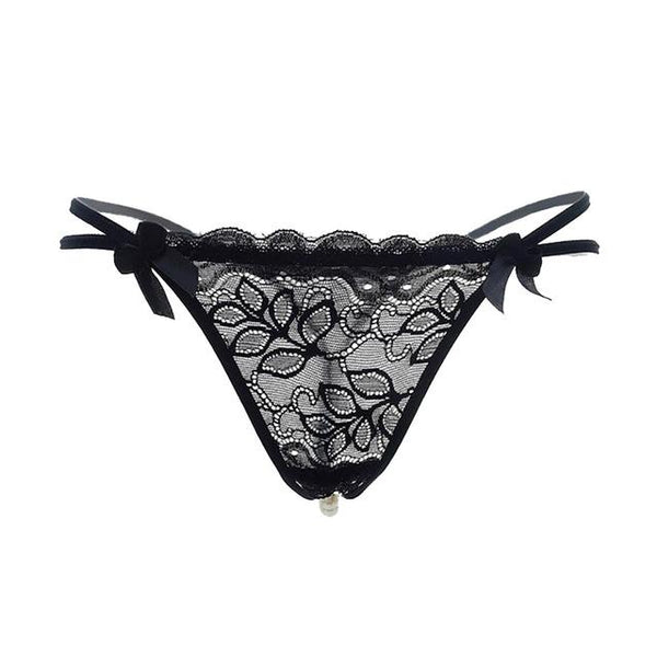 2018 Pendant Lady Pearl G String V-String Women Panties Low Waist Underwear swimming swimsuit Biquins Bottoms Briefs swimwear