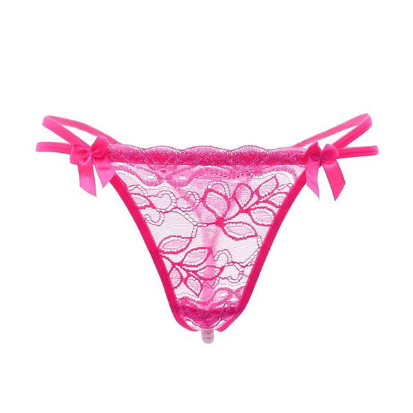 2018 Pendant Lady Pearl G String V-String Women Panties Low Waist Underwear swimming swimsuit Biquins Bottoms Briefs swimwear