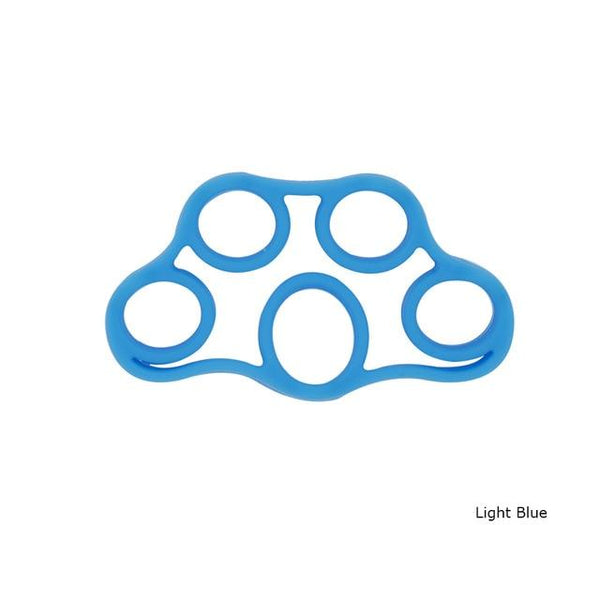 Silicone Ring 3 Levels Finger Hand Grip Ring Gripper Strengthener Exerciser Trainer Resistance Band Fitness Expander Stretcher
