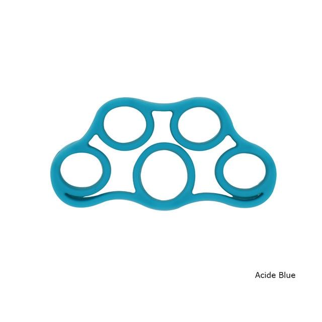 Silicone Ring 3 Levels Finger Hand Grip Ring Gripper Strengthener Exerciser Trainer Resistance Band Fitness Expander Stretcher