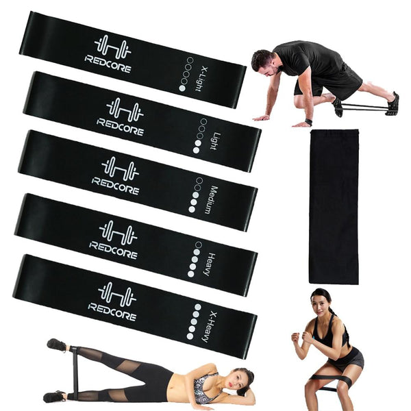 XC 5 Level Resistance Bands Designed For Men Stretch Yoga Pilates Rubber Bands 10-50LBS Elastic Bands Fitness Workout Equipment