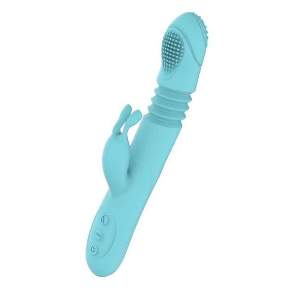 Heating Telescopic Rabbit Vibrator Rotating 10 mode Dildo Vibrator G Spot Clitoris Stimulator Adult Sex Toys for Woman