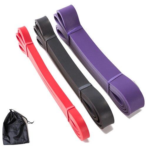 Set of Natural Latex Athletic Rubber Resistance Bands set Gym Expander Crossfit Power Lifting Pull Up Strengthen Muscles