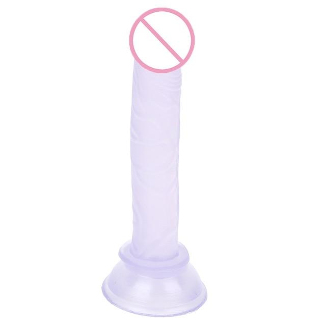 IKOKY Small Dildo Jelly Suction Cup Female Masturbation Realistic Penis G-spot Orgasm Anal Plug Sex Toys for Women Adult Product
