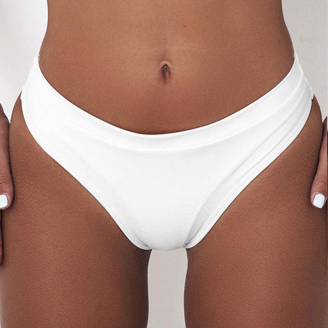 G-string Thongs Panties Bathing Suit Sexy Swimwear Women Bikini Briefs Knickers 2019 Beachwear Swimsuit Bottoms