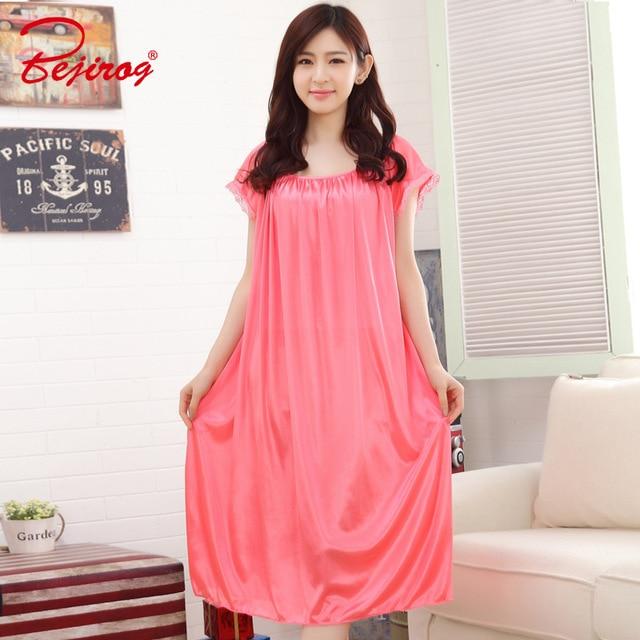 Yidanna 2018 Sexy Sleep Clothing New Nighties Lingerie Homedress Women Nightgowns Silk Sleepshirts Sleeveless Sleepwear Summer