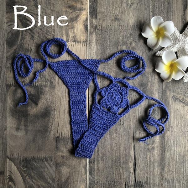 Hot Brazilian Ladies Sex Bikini Bottom Beach Thong Crochet G-String Swimsuit Swimwear bathing suit shorts 2019 Sale