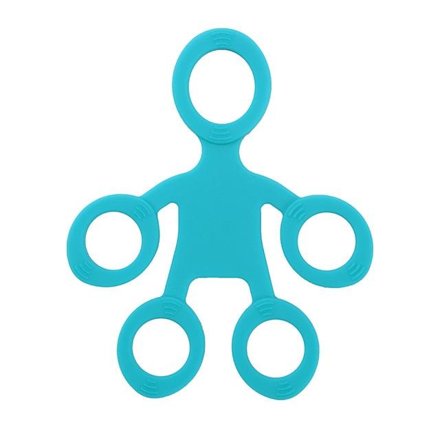 NEW Finger Hand Grip Silicone Ring Gripper Strengthener Exerciser Trainer Resistance Band Fitness Expander Stretcher 3 Levels