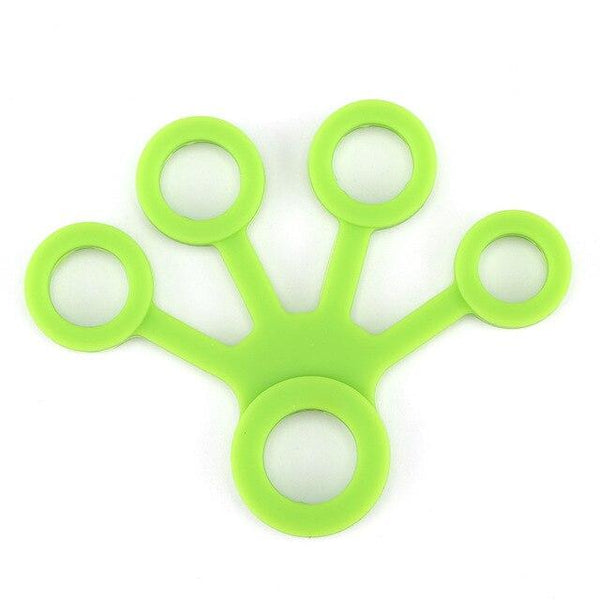 NEW Finger Hand Grip Silicone Ring Gripper Strengthener Exerciser Trainer Resistance Band Fitness Expander Stretcher 3 Levels