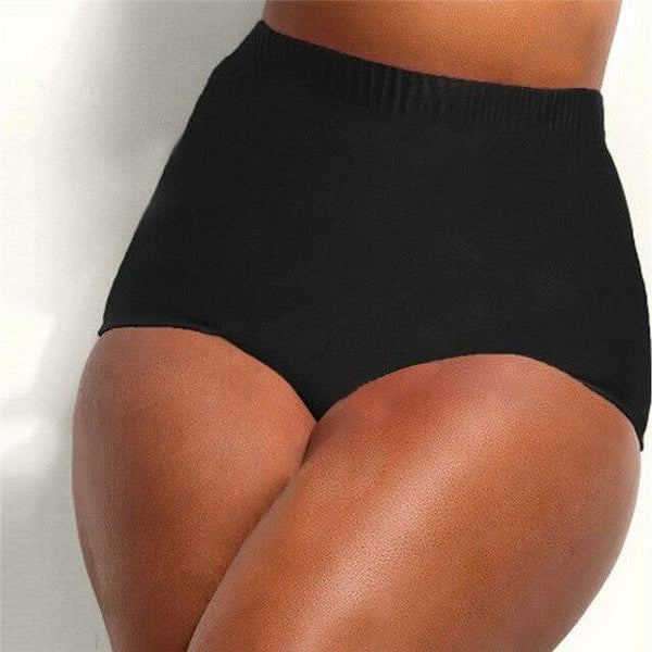 Bikini Bottoms Swimwear Ladies High Waisted Bikini Tankini Bottoms Swim Briefs Swimming Pants Bathing Brazilian Bottom Badpak