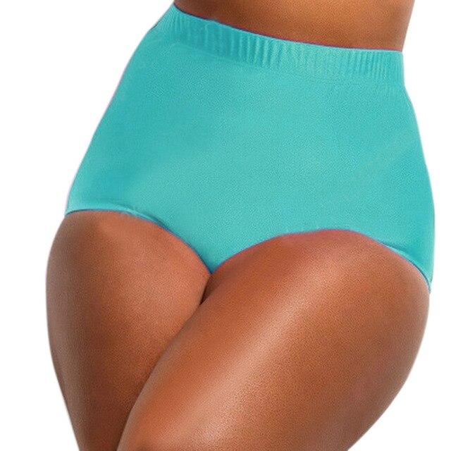 Bikini Bottoms Swimwear Ladies High Waisted Bikini Tankini Bottoms Swim Briefs Swimming Pants Bathing Brazilian Bottom Badpak