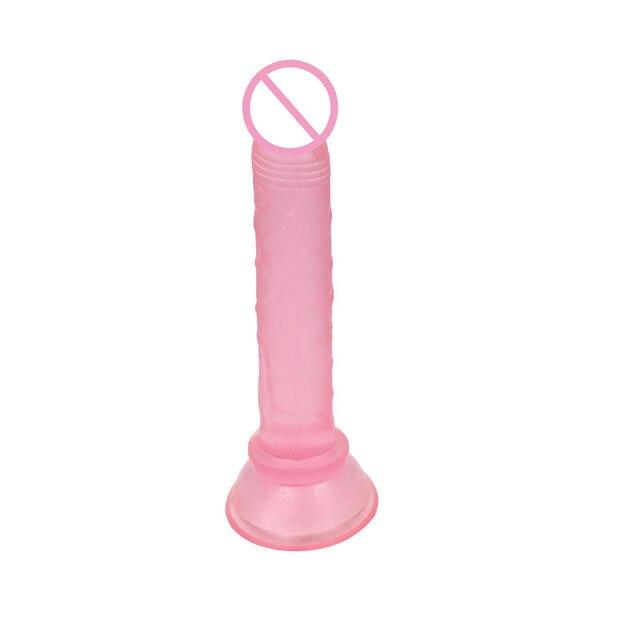 Erotic Bullet Big Realistic Dildo Anal Butt Plug Strap On Big Penis Suction Cup No Vibrator Toys For Adult Sex Toys For Woman