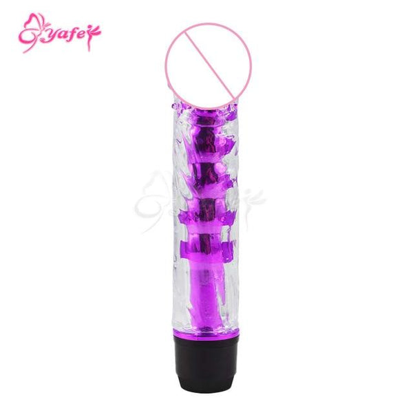 Big Powerful Vibrator Jelly Dildo Vibrating Multi Speed G Spot Dildo clit stimulator Waterproof vibrator sex toys for woman