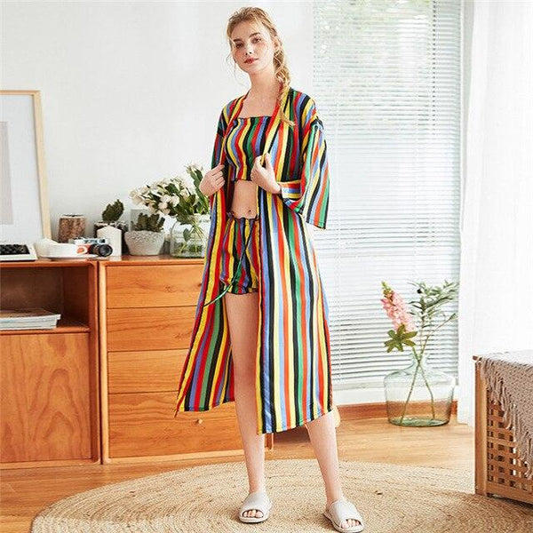 Sexy New Lady Long Robe Dress Satin Bathrobe Women Kimono Geisha Sleepwear Summer Print Nightgown Bridesmaid Brides Wedding Robe