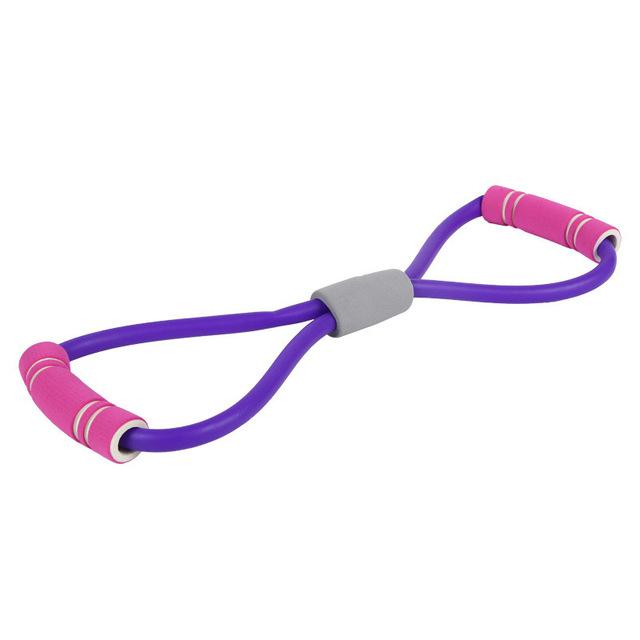 8 Shaped Resistance Bands Fitness Elastic Rubber Loops Latex Pull Rope Sports Expander Band Yoga Pilates Fitness Belt Equipment