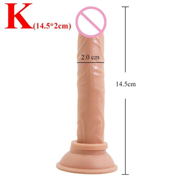 7 / 8 / 10 / 12 inches Big Huge Realistic Dildo Rubber Penis Women Artificial Giant Long Suction Cup Anal Dildo Fake Penis Dick