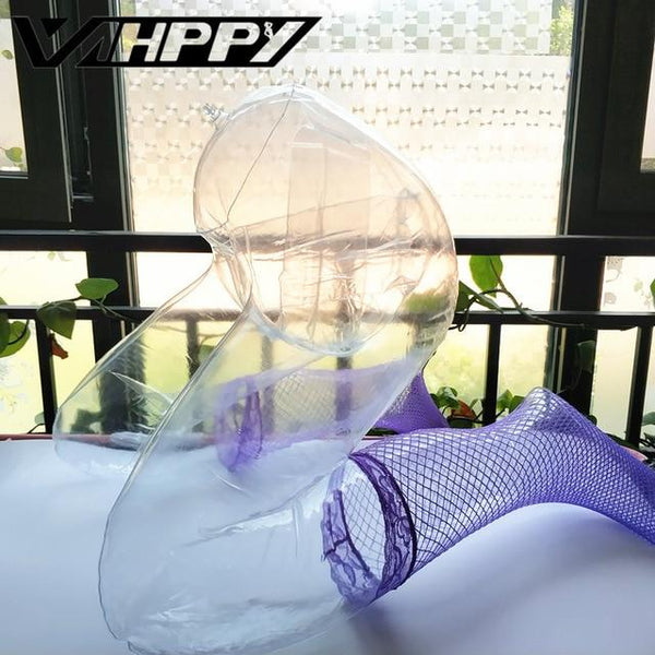 M shape Inflatable Transparent Sex Doll PVC Dolls Sex Toys For Men Silicone 3D artificial vagina Anus Male masturbator sexuelle