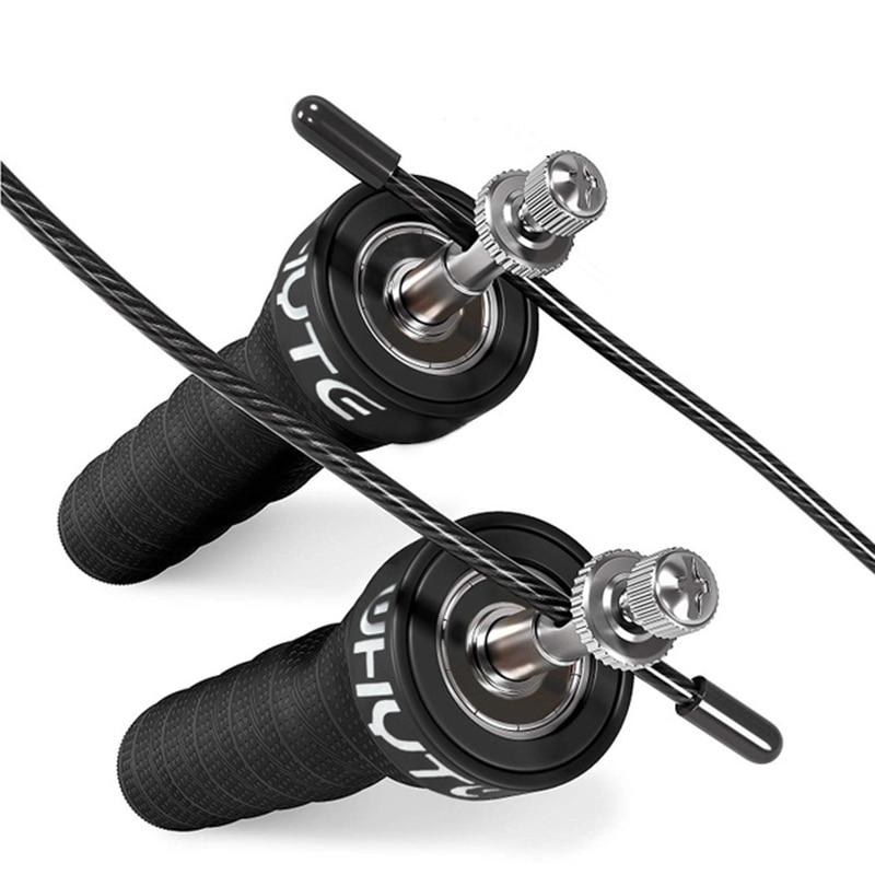 Fitness Speed Weighted Jump Rope Skipping Ropes Pro Ball Bearings Anti-Slip Handles Sports Training/Boxing/MMA/Crossfit