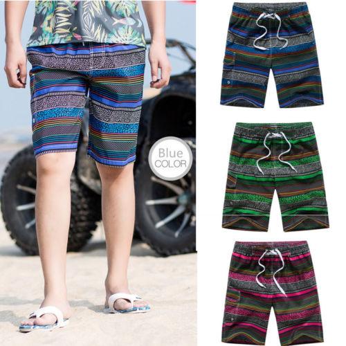 New Summer Mens Floral One-Piece Swimwear Swimming Trunks Boy's Beach Surf Shorts Pants High Waist Swimming Trunks Board Pants