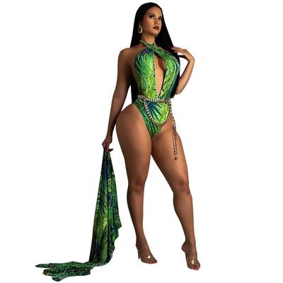 Topmelon Woman Swimsuit Two Pieces Xl Bikini Floral Print Bikini Swimwear With High Waist Plus Size Bikini Beachwear Cover Up