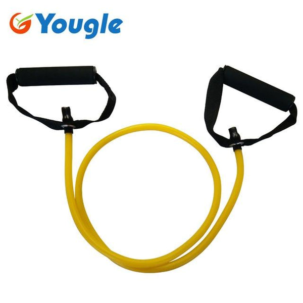 YOUGLE Pilates Latex Tubing Expanders Exercise Tubes Strength Resistance Band Sets Fitness Equipment Pull belt Rope